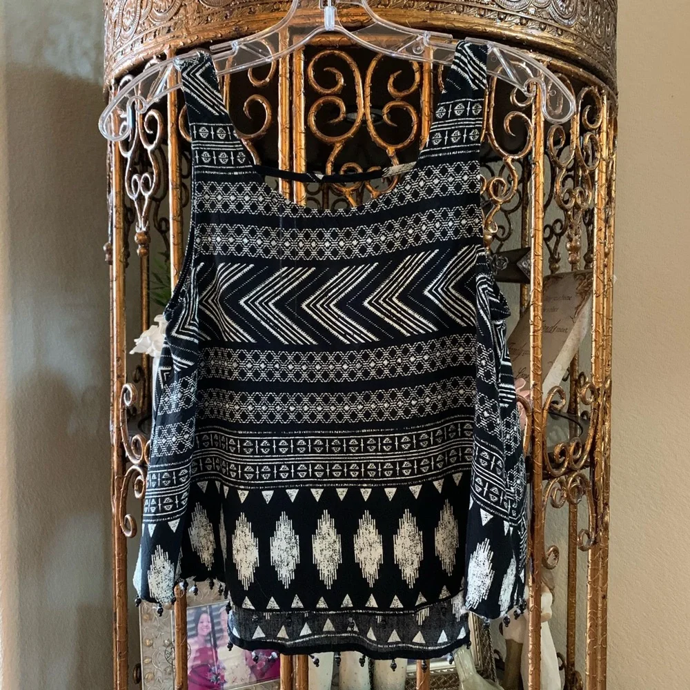 Tribal Coachella Festival Tank Top S